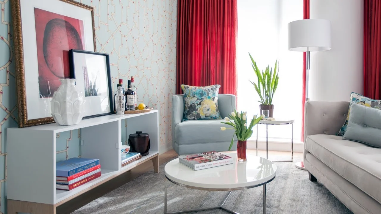Modern condo wallpaper design